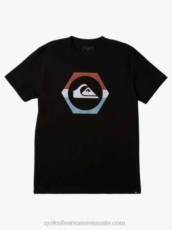 negru tricou schimbător de forme XT6B228 bărbați Quiksilver