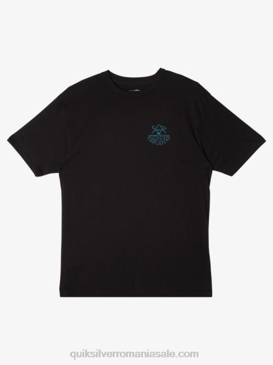 negru tricou waterman outdoor livin XT6B56 bărbați Quiksilver
