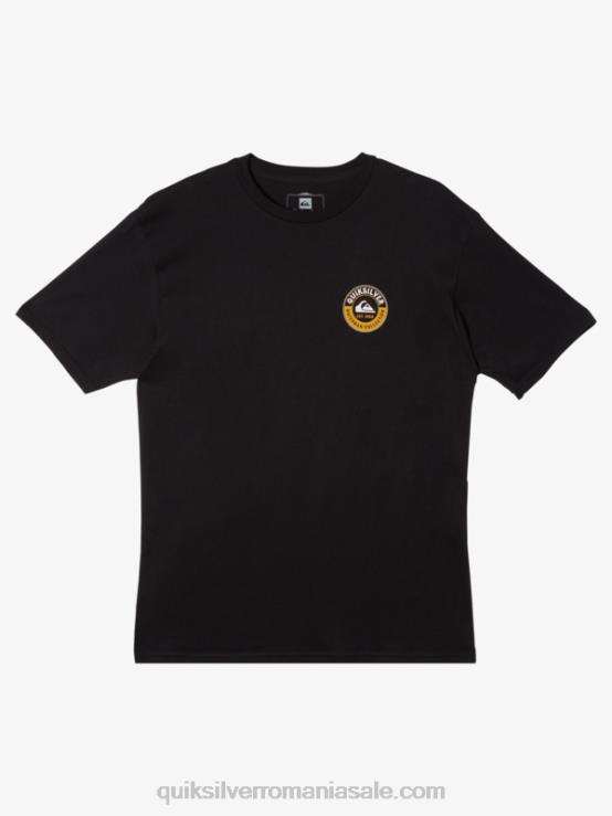 negru tricou waterman rechin de mare XT6B40 bărbați Quiksilver