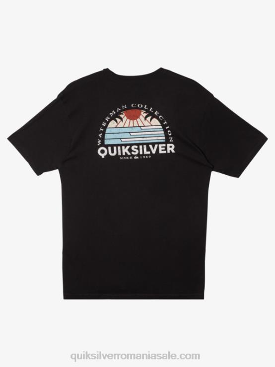 negru tricou waterman set view XT6B39 bărbați Quiksilver