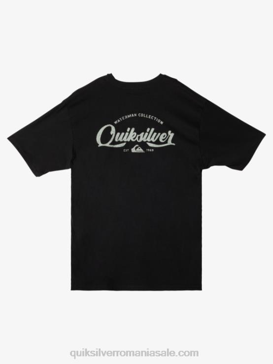 negru tricou waterman undertow XT6B53 bărbați Quiksilver