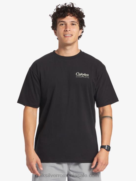 negru tricou waterman undertow XT6B53 bărbați Quiksilver