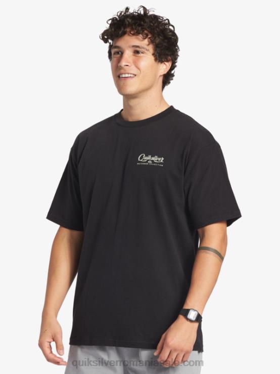 negru tricou waterman undertow XT6B53 bărbați Quiksilver