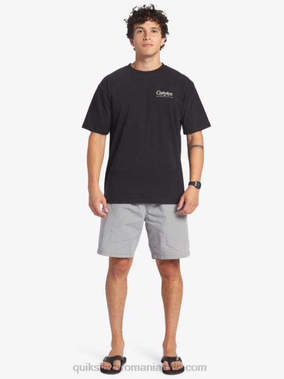 negru tricou waterman undertow XT6B53 bărbați Quiksilver