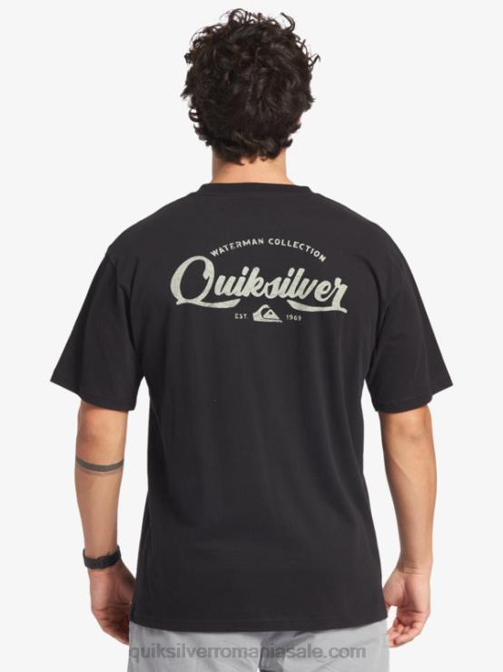 negru tricou waterman undertow XT6B53 bărbați Quiksilver