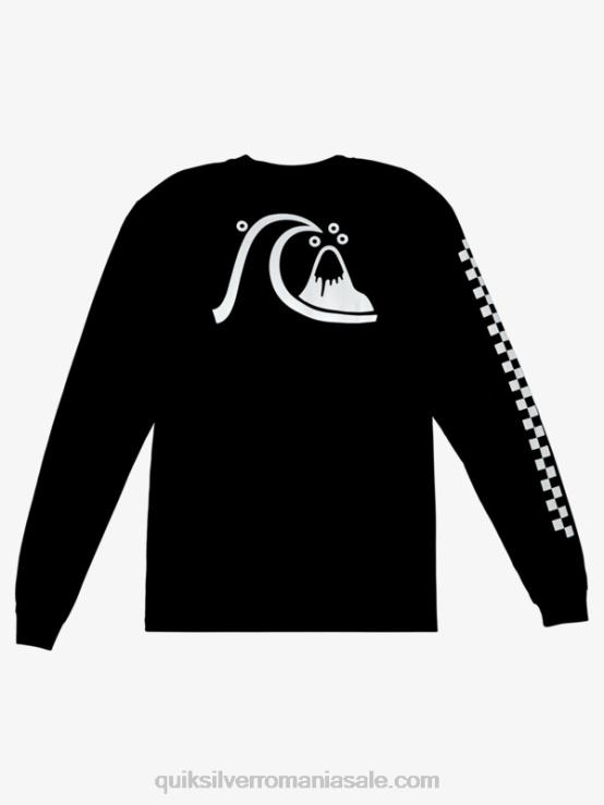 negru tricoul ls original XT6B999 bărbați Quiksilver
