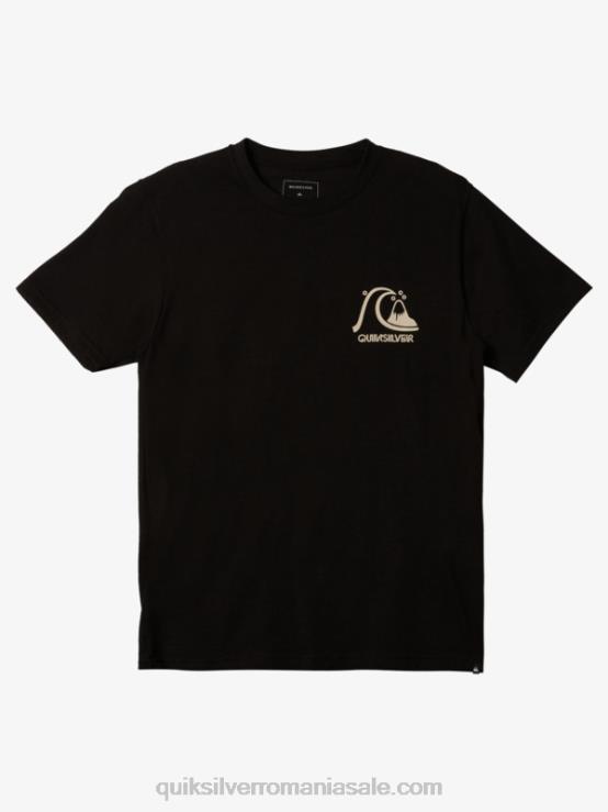 negru tricoul original XT6B1066 bărbați Quiksilver