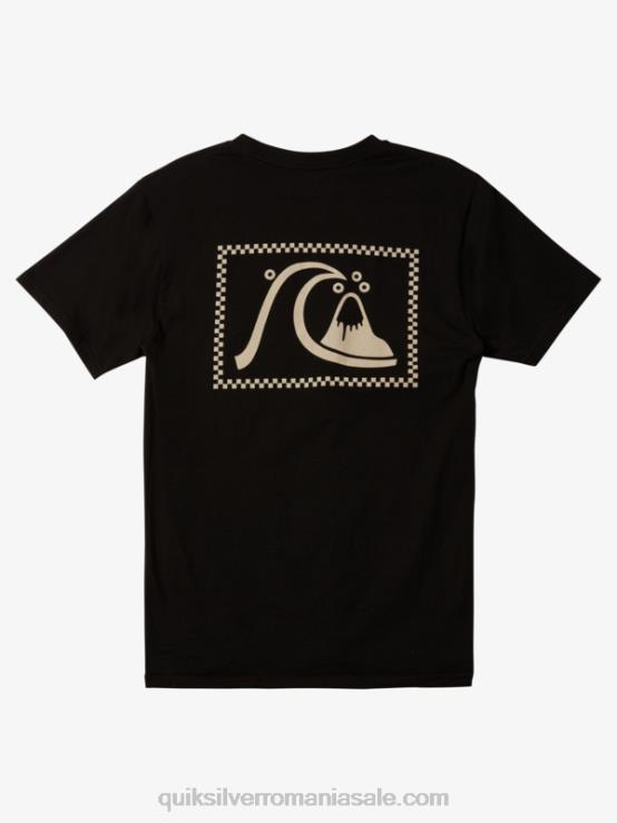 negru tricoul original XT6B1066 bărbați Quiksilver