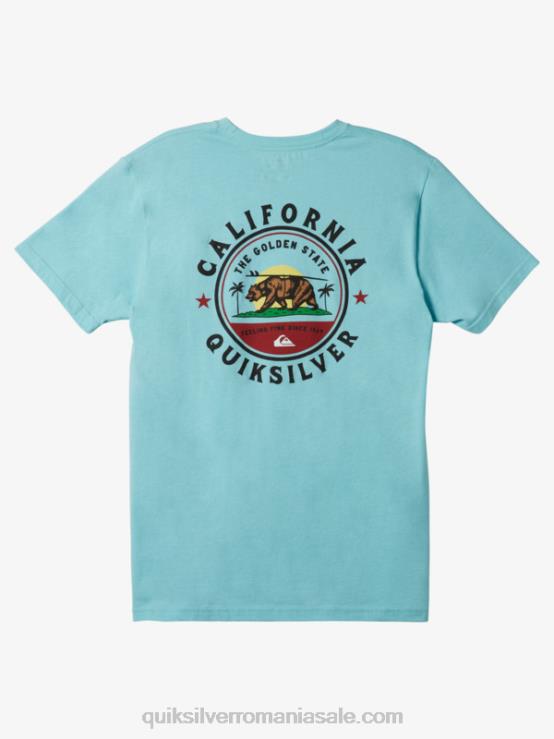 înger albastru tricou al brigadei locale din California XT6B724 bărbați Quiksilver