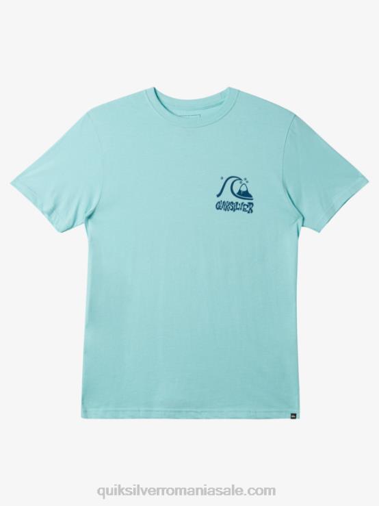 înger albastru tricou cale de evacuare XT6B121 bărbați Quiksilver