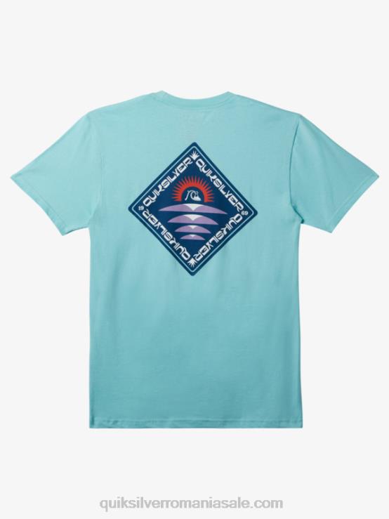 înger albastru tricou clearview XT6B393 bărbați Quiksilver