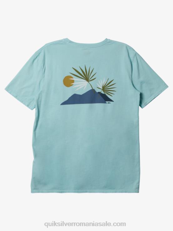 înger albastru tricou nou de trib XT6B233 bărbați Quiksilver