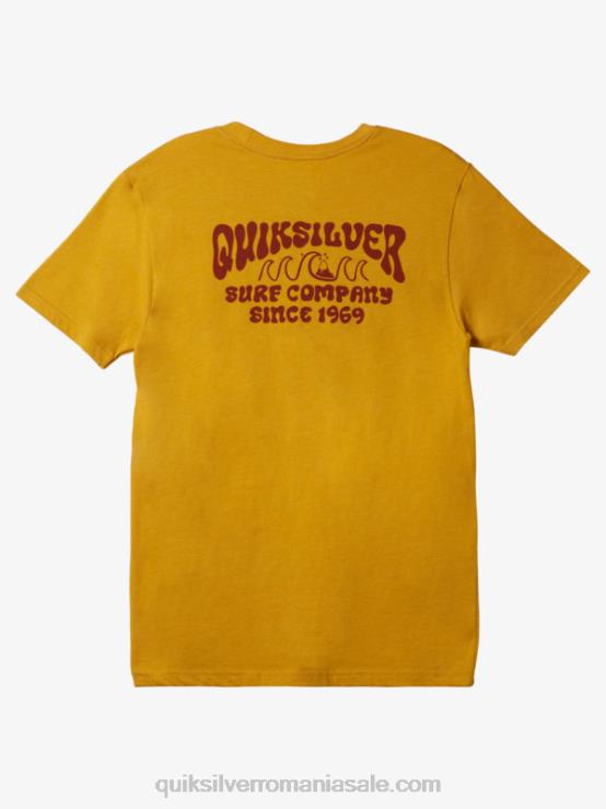 nugget gold heather tricou cu mod blocare XT6B527 bărbați Quiksilver