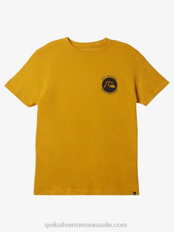 nugget gold heather tricou ștampilat XT6B410 bărbați Quiksilver
