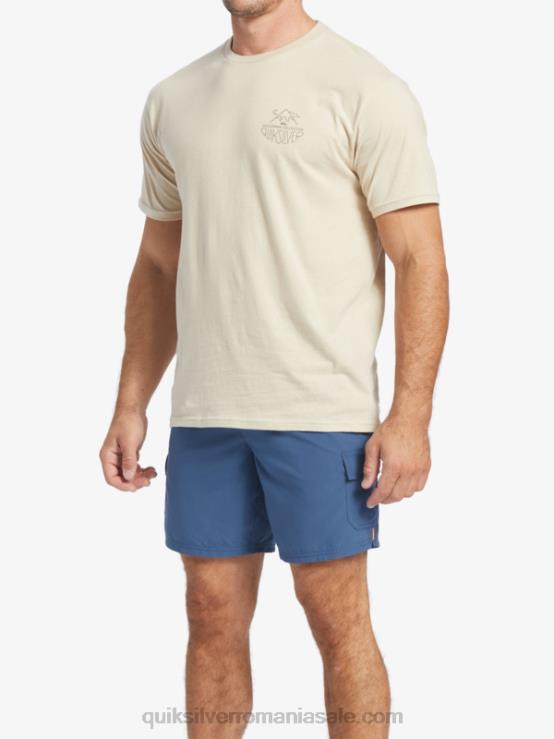 orez brun tricou waterman outdoor livin XT6B57 bărbați Quiksilver
