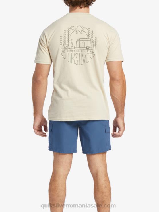 orez brun tricou waterman outdoor livin XT6B57 bărbați Quiksilver