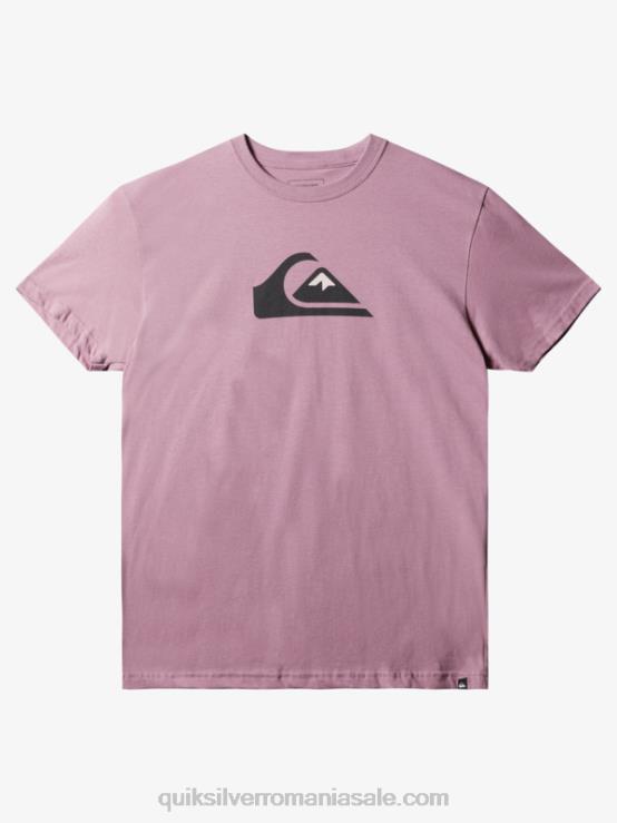 orhidee prăfuită tricou cu logo-ul comp XT6B1388 bărbați Quiksilver