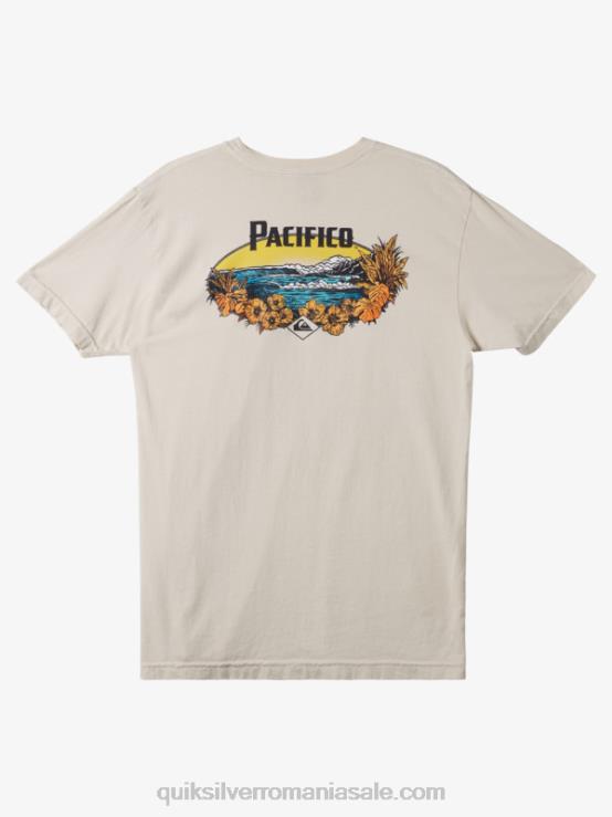 piatră tricou cu vibrații scenice XT6B9 bărbați Quiksilver x Pacifico