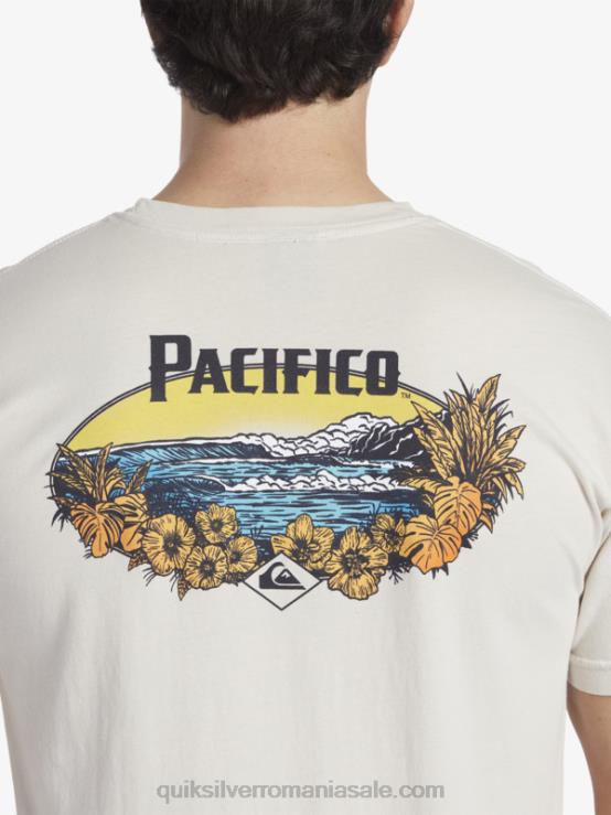 piatră tricou cu vibrații scenice XT6B9 bărbați Quiksilver x Pacifico