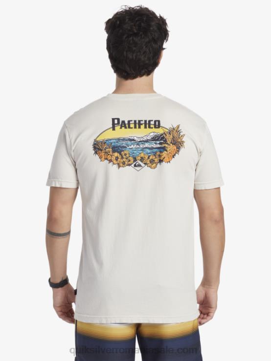 piatră tricou cu vibrații scenice XT6B9 bărbați Quiksilver x Pacifico