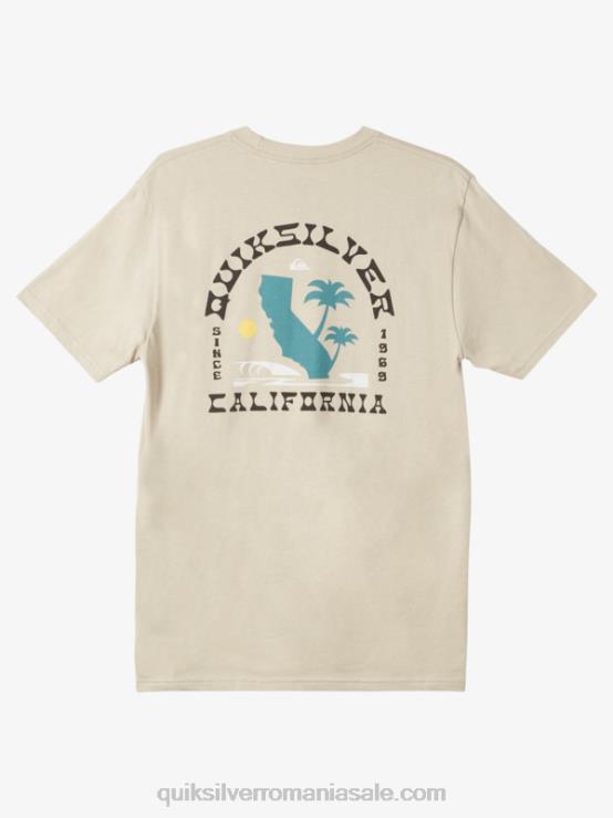 plaza taupe tricou emblematic west california XT6B1228 bărbați Quiksilver