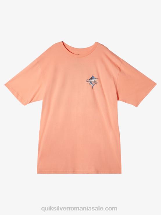 roz piersic tricou waterman beauty at sea XT6B52 bărbați Quiksilver