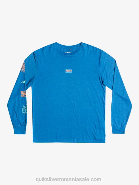 snorkel albastru tricou cu mânecă lungă fragment of nature XT6B1038 bărbați Quiksilver