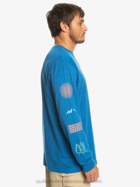 snorkel albastru tricou cu mânecă lungă fragment of nature XT6B1038 bărbați Quiksilver