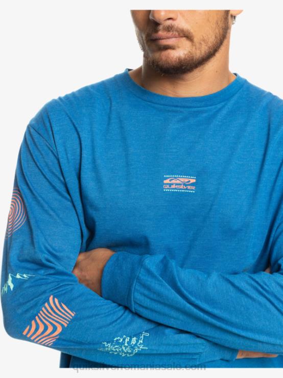snorkel albastru tricou cu mânecă lungă fragment of nature XT6B1038 bărbați Quiksilver