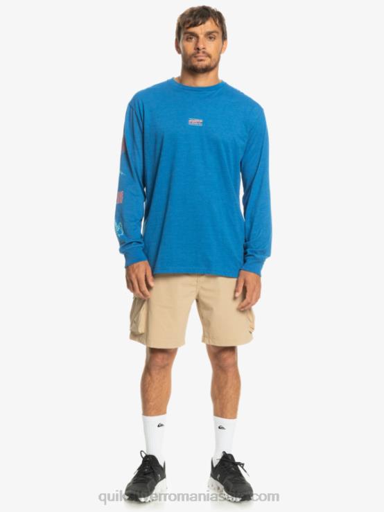 snorkel albastru tricou cu mânecă lungă fragment of nature XT6B1038 bărbați Quiksilver