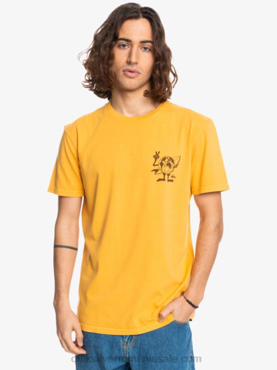 toiag de aur tricou cu mesaj ascuns XT6B1761 bărbați Quiksilver