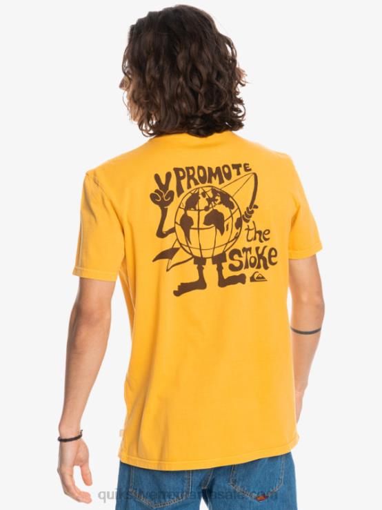 toiag de aur tricou cu mesaj ascuns XT6B1761 bărbați Quiksilver