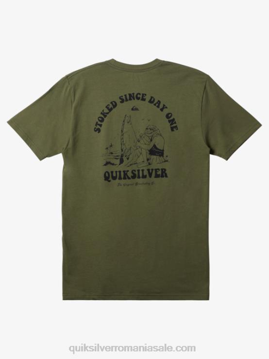 trifoi cu patru foi încântat din prima zi tricou XT6B231 bărbați Quiksilver
