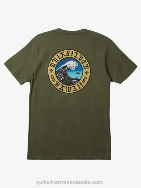 trifoi cu patru foi tricou Hawaii Wall of Water XT6B277 bărbați Quiksilver