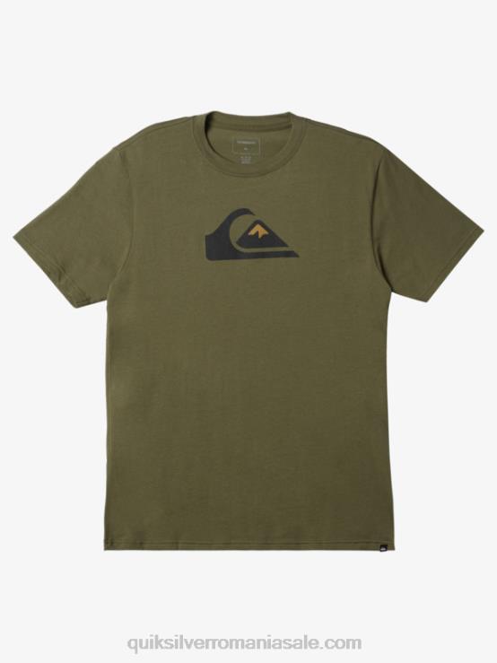 trifoi cu patru foi tricou cu logo-ul comp XT6B192 bărbați Quiksilver