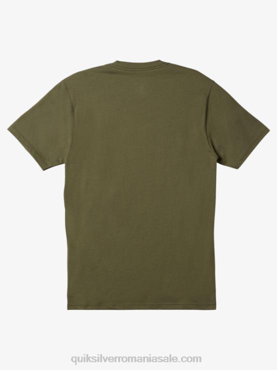 trifoi cu patru foi tricou cu logo-ul comp XT6B192 bărbați Quiksilver