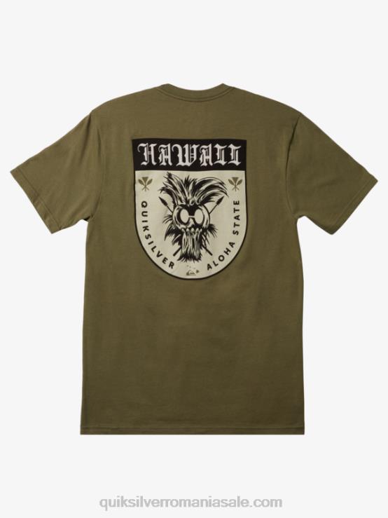 trifoi cu patru foi tricou hawaii ikaika shield XT6B1005 bărbați Quiksilver