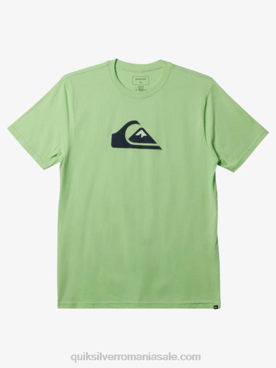 verde de paradis tricou cu logo-ul comp XT6B196 bărbați Quiksilver