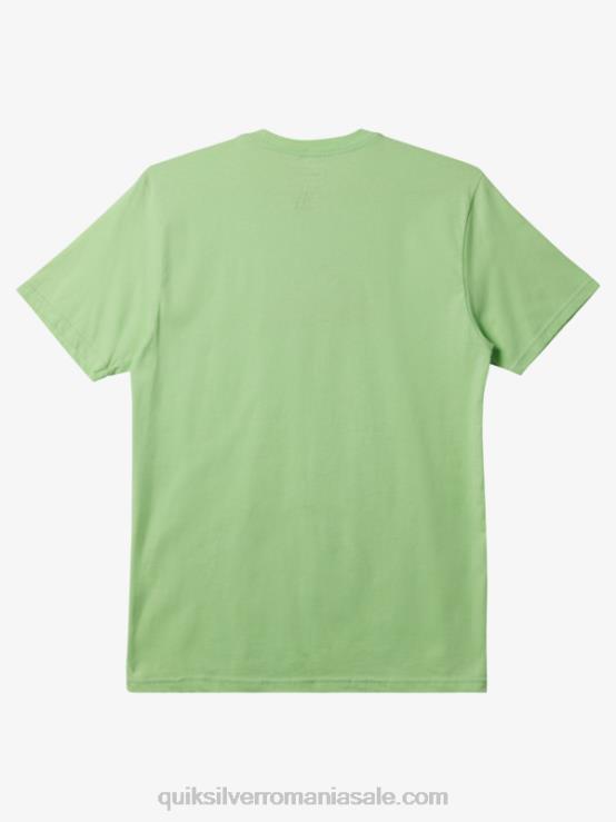 verde de paradis tricou cu logo-ul comp XT6B196 bărbați Quiksilver