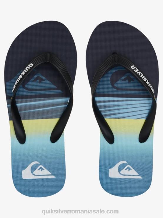 albastru 1 8-16 șlapi molokai XT6B2031 băieți Quiksilver