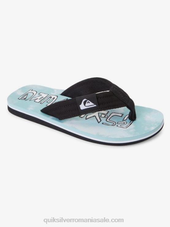 albastru 1 8-16 molokai layback pentru tineret sandale de bază XT6B2253 băieți Quiksilver