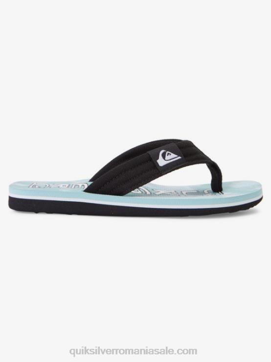 albastru 1 8-16 molokai layback pentru tineret sandale de bază XT6B2253 băieți Quiksilver