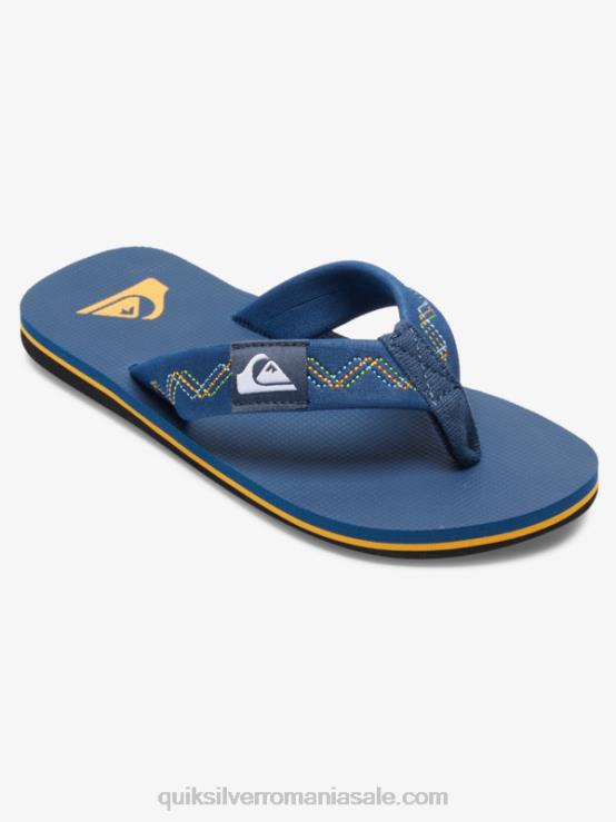 albastru 1 8-16 sandale cu cusături molokai XT6B2149 băieți Quiksilver