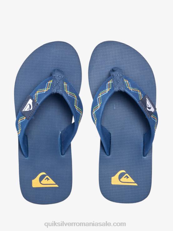 albastru 1 8-16 sandale cu cusături molokai XT6B2149 băieți Quiksilver