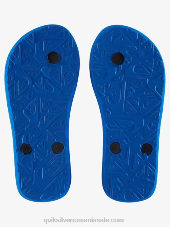 albastru 1 Șlapi cu 8-16 molokai core XT6B2167 băieți Quiksilver