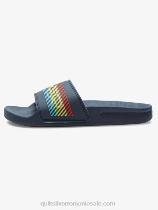albastru 2 8-16 sandale rivi wordmark slide XT6B2162 băieți Quiksilver