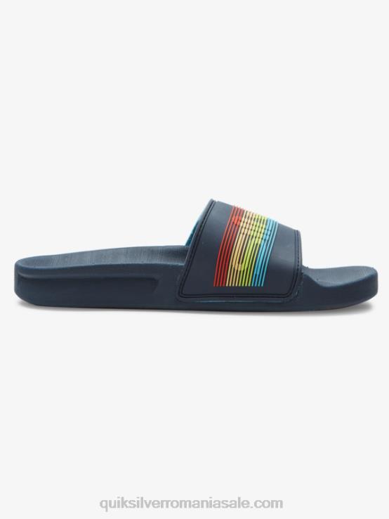albastru 2 8-16 sandale rivi wordmark slide XT6B2162 băieți Quiksilver