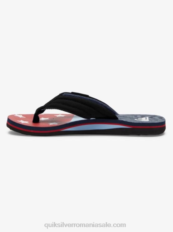 albastru 3 8-16 sandale molokai layback XT6B1992 băieți Quiksilver