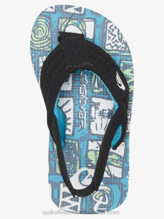 albastru 4 sandale molokai layback XT6B2032 băieți Quiksilver