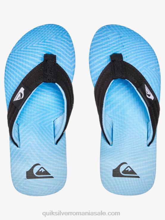 albastru 7 8-16 sandale molokai layback XT6B1996 băieți Quiksilver